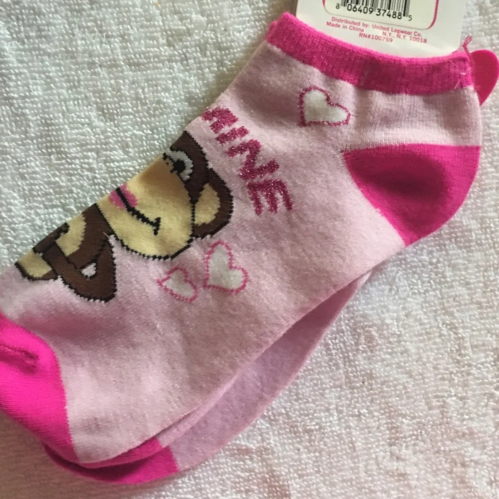 Valentine’s Day gift NWT Be Mine Monkey heart socks Valentine’s Day 💕